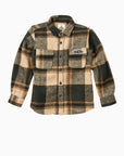 Patch Flannel Shirt / Youth / Emerald