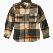 Patch Flannel Shirt / Youth / Emerald