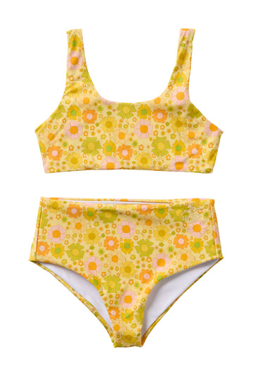 Seaesta Surf x Surfy Birdy / Daydream Floral / Sport Two Piece Swimsuit