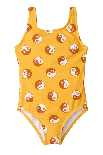 Tropical Yin Yang / One Piece Swimsuit