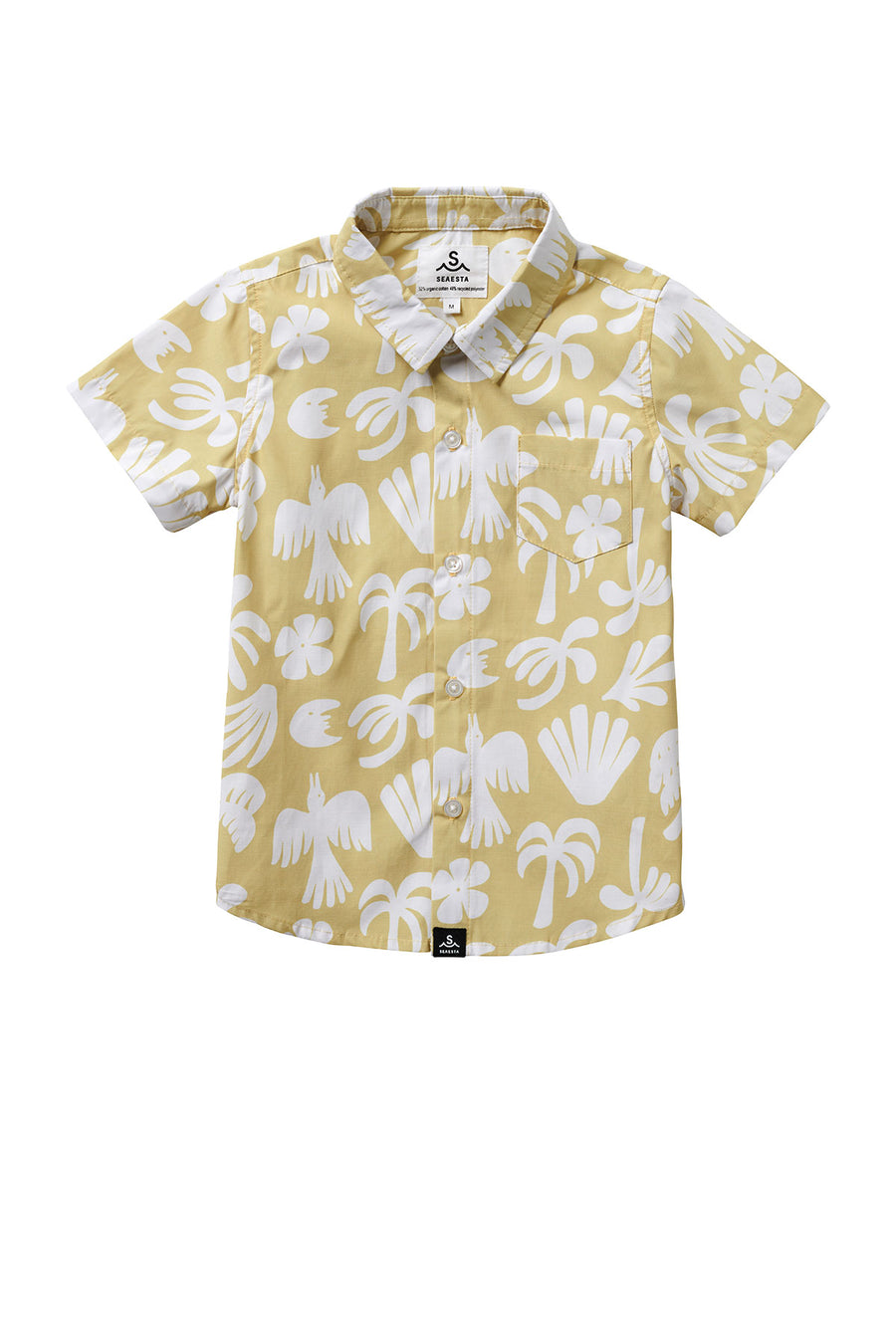Seaesta Surf x Ty Williams Button Up Shirt / KIDS / Khaki