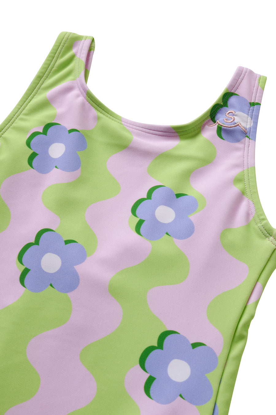 Wavy Daisy / Lavender / Swimsuit