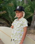 Seaesta Surf x Ty Williams Button Up Shirt / KIDS / Khaki