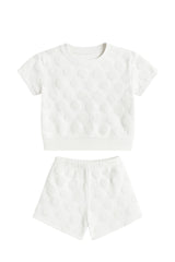 Seashell Terry Set / White Wash