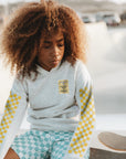 Seaesta Surf x Peanuts® Checkerboard Hoodie / Youth