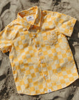 Seaesta Surf x Rob Machado Surfboards / Golden Smile / KIDS Button Up Shirt