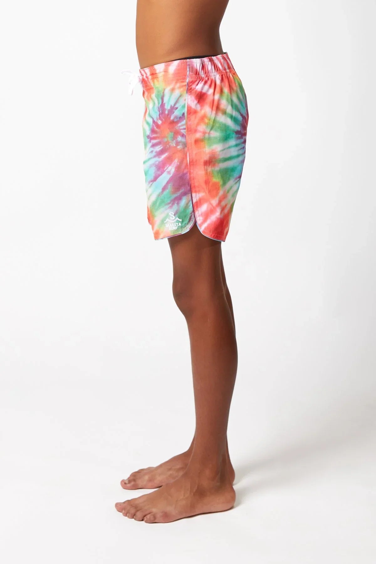 Seaesta Surf Boys Boardshorts – Scallop Retro Flare in Sea Ripple