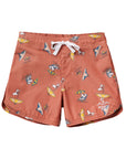 Seaesta Surf x Peanuts® Snoopy Shade Boardshorts / Clay