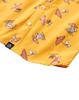 Seaesta Surf x Peanuts® Snoopy Shade Button Up Shirt / KIDS / Mustard