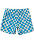 Seaesta Surf x Peanuts® Turquoise Checkerboard Boardshorts / Venice