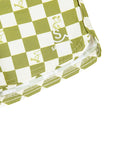 Seaesta Surf x Peanuts® Checkerboard Boardshorts / Moss