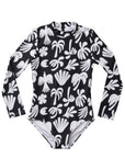 Seaesta Surf x Ty Williams / Long Sleeve Swimsuit / Charcoal