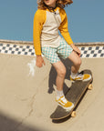Seaesta Surf x Peanuts® Checkerboard Boardshorts / Dogtown Mint
