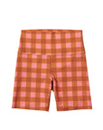 Women's Bike Shorts / Seaside Gingham