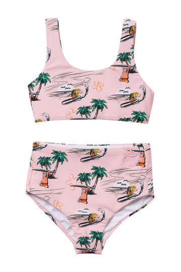 Seaesta Surf x SpongeBob® Tropical Swimsuit / Two Piece / Patrick Pink