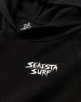 Seaesta Surf Black Hoodie with Tie Dye Graphic / Youth