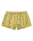 Women's Boardshorts / Surfy Birdy / Retro Daydream Floral / Chartreuse