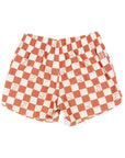 Seaesta Surf x Peanuts® Checkerboard Boardshorts / Burnside Terracotta