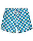 Seaesta Surf x Peanuts® Turquoise Checkerboard Boardshorts / Venice