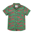 Zébre Button Up Shirt / KIDS / Emerald